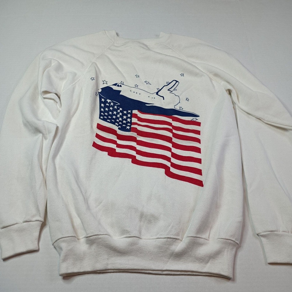 Vintage Hanes Voyager‎ Spaceship Sweatshirt